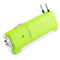 Ліхтар Luxury 1031, 1W+9SMD, вбудований акумулятор, ЗП 220V