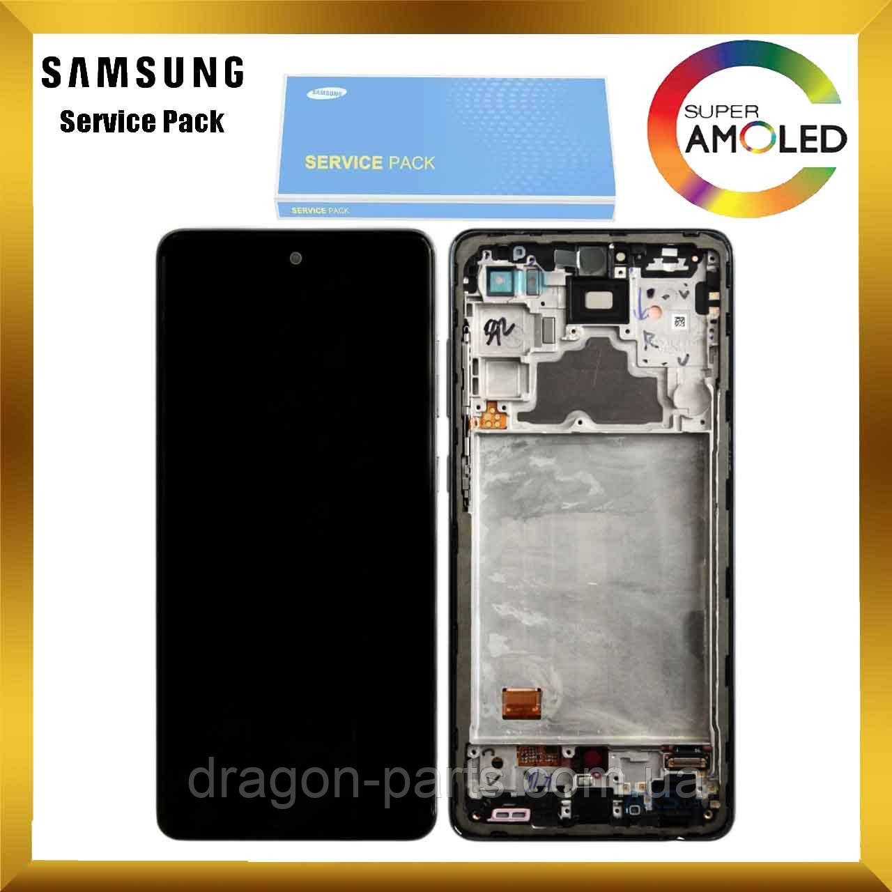 Дисплей Samsung A725 Galaxy A72 з сенсором Чорний Black оригінал, GH82-25460A