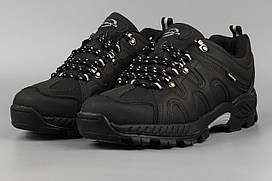 Кросівки зимові чоловічі чорні Bona 851D-6 Бона утеплені з хутром Розміри 41 44 45