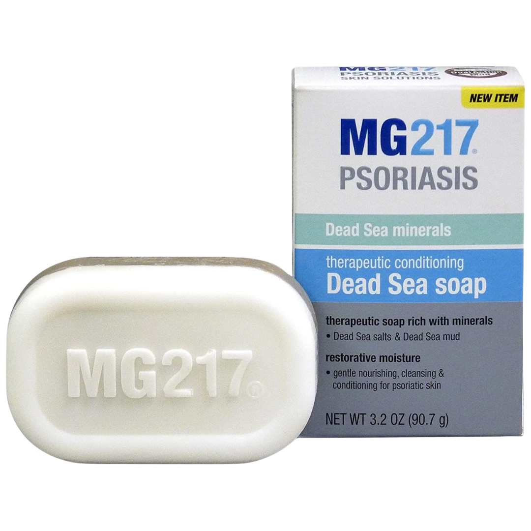 Натуральне соляне мило для лікування псоріазу та екземи MG217 Therapeutic Conditioning Dead Sea Soap 90.7 г
