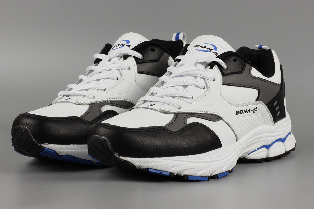 Кросівки чоловічі білі Bona 828A Бона Розміри 41 43