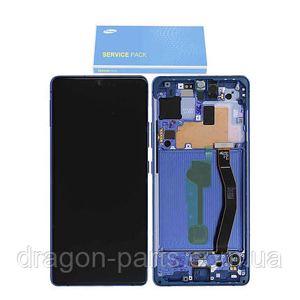 Дисплей Samsung G770 Galaxy S10 Lite з сенсором Блакитний Blue оригінал , GH82-21672C, фото 2