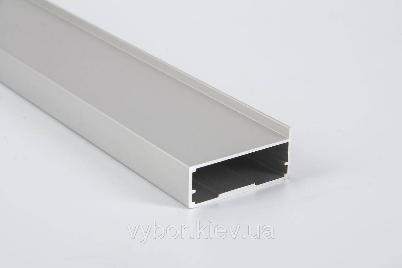 Алюминиевый рамочный профиль для мебельных фасадов М11 длина 5,95м алюминий (цена 1пог.м) - фото 1 - id-p1468868133