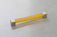 Мебельная ручка Poliplast РП-15/160 резиновая желтая