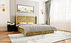 Ліжко двоспальне Атланта, двоспальне ліжко з м'яким узголів'ям для спальні, фото 2