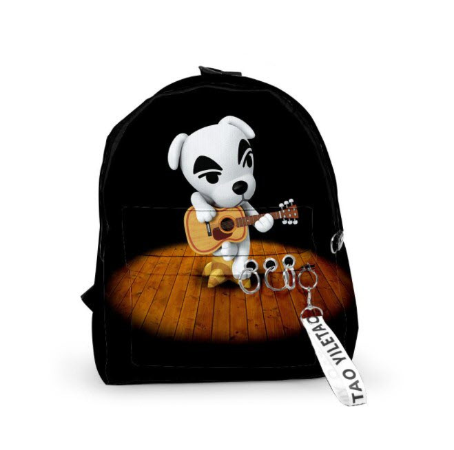 Рюкзак міський шкільний Аніме 3D-анімація Собака з гітарою