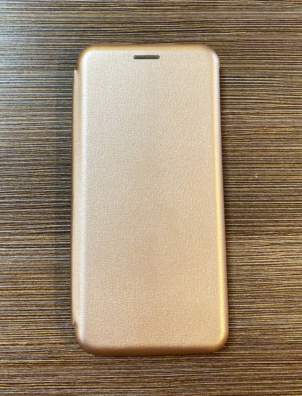 

Чехол-книжка на телефон Huawei Y6 2019 года золотистого цвета, Золотистый