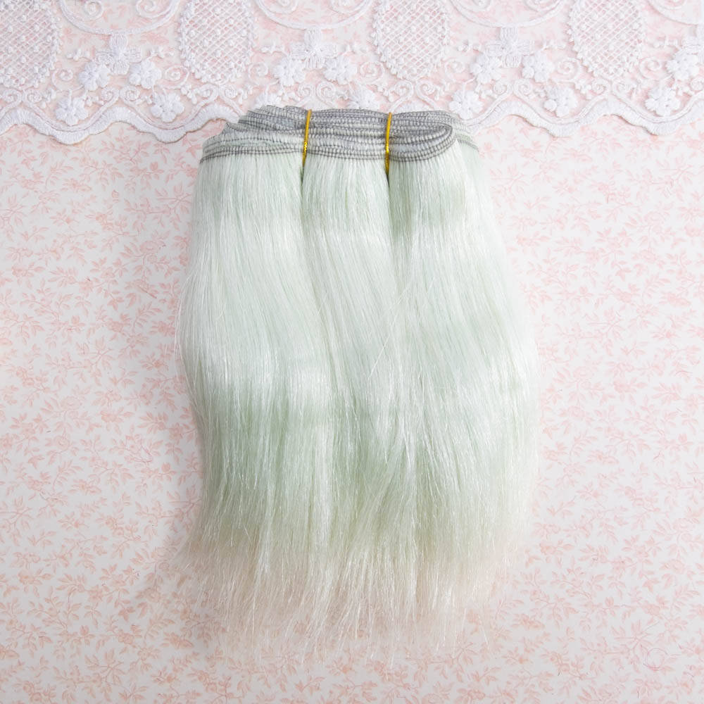 

Коза Натуральная Остевая Трессы для Кукольных Волос длина 16-18 см Light Green метр