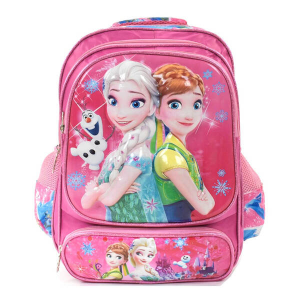 

Школьный рюкзак для девочки Холодное Сердце Портфель в школу 1 2 3 класс Розовый (25502)