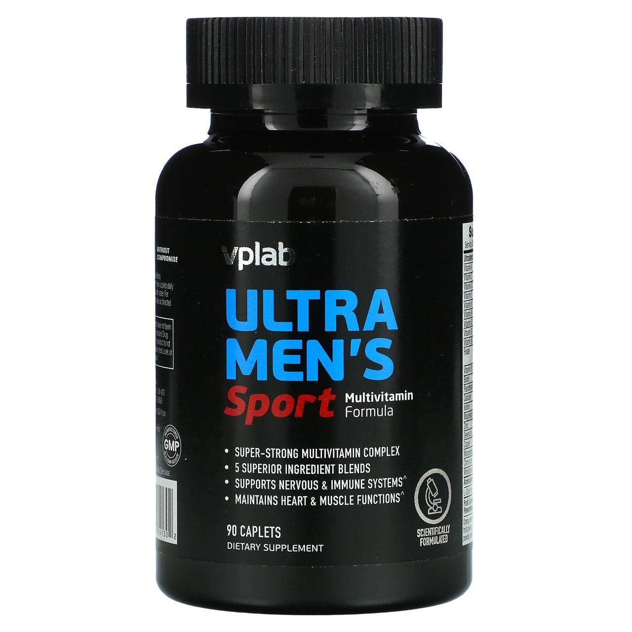 

VpLab, Ultra Mens Sport (90 таб), мужские витамины