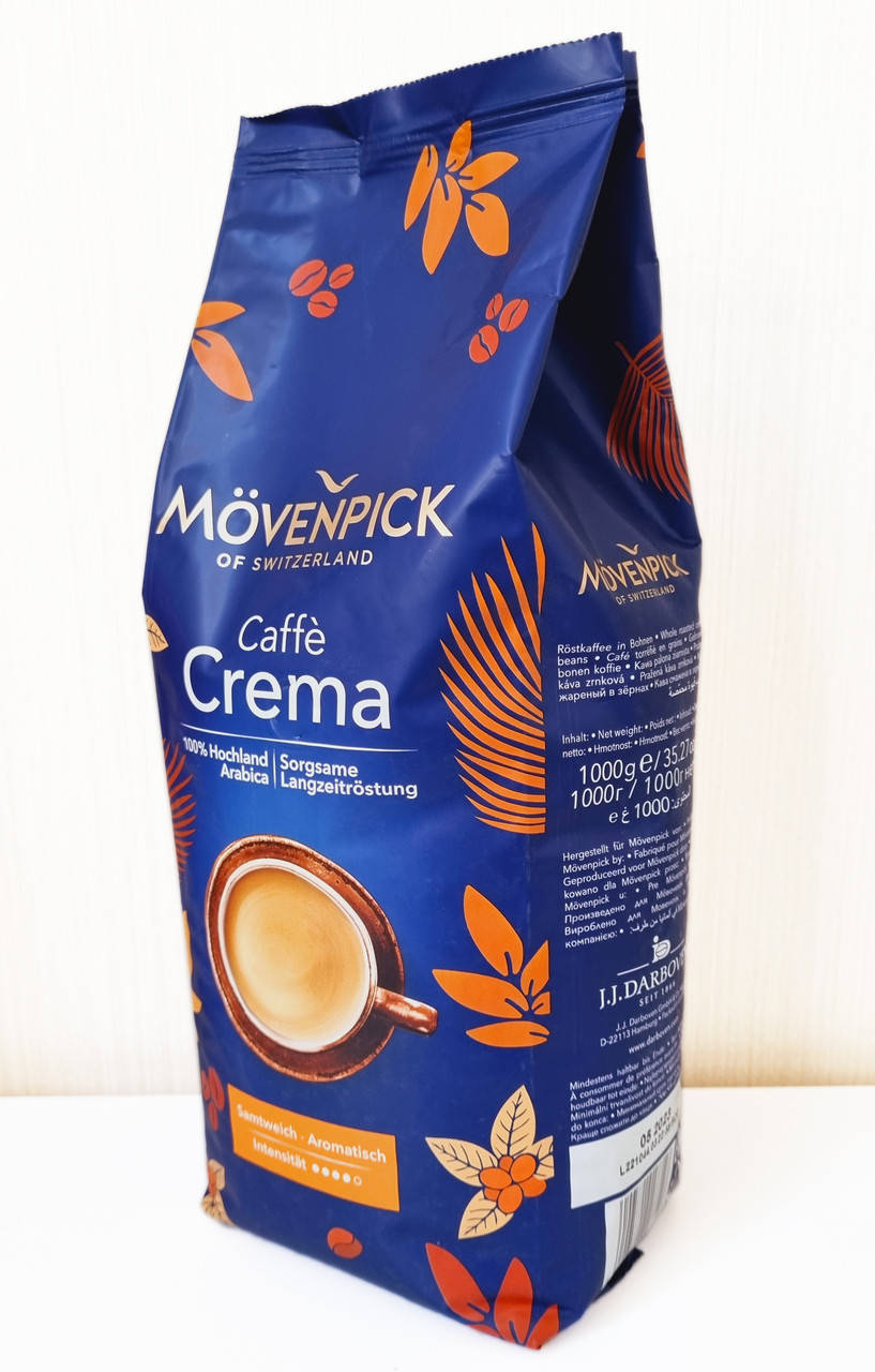 

Кофе в зёрнах Movenpick Caffe Crema, 1 кг Германия