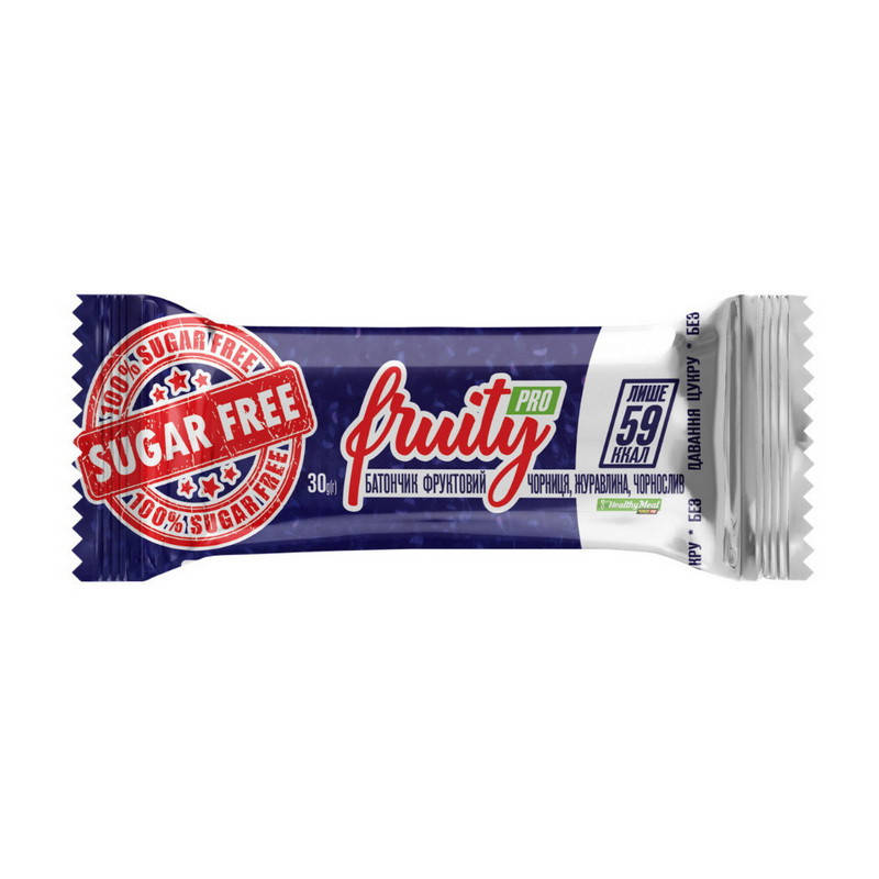 

Батончики Power Pro Fruity Pro sugar free 30 g чорниця, журавлина, чорнослив