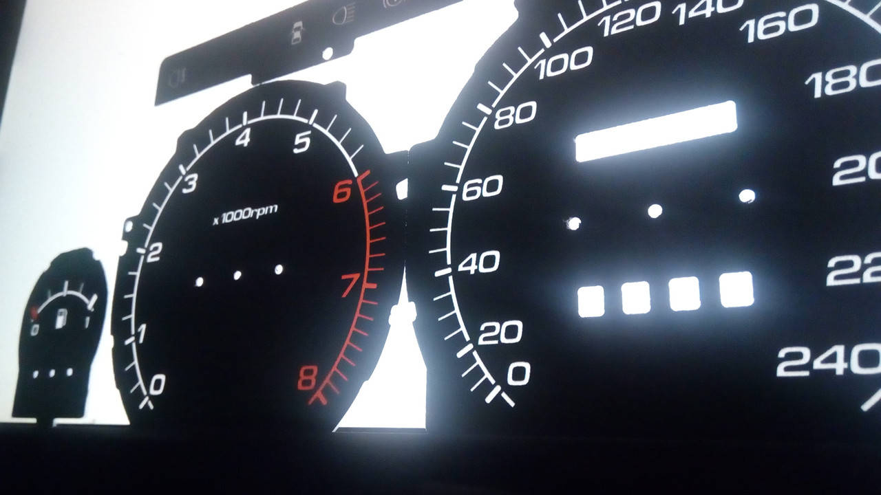 

Шкалы приборов Mazda 626 GD