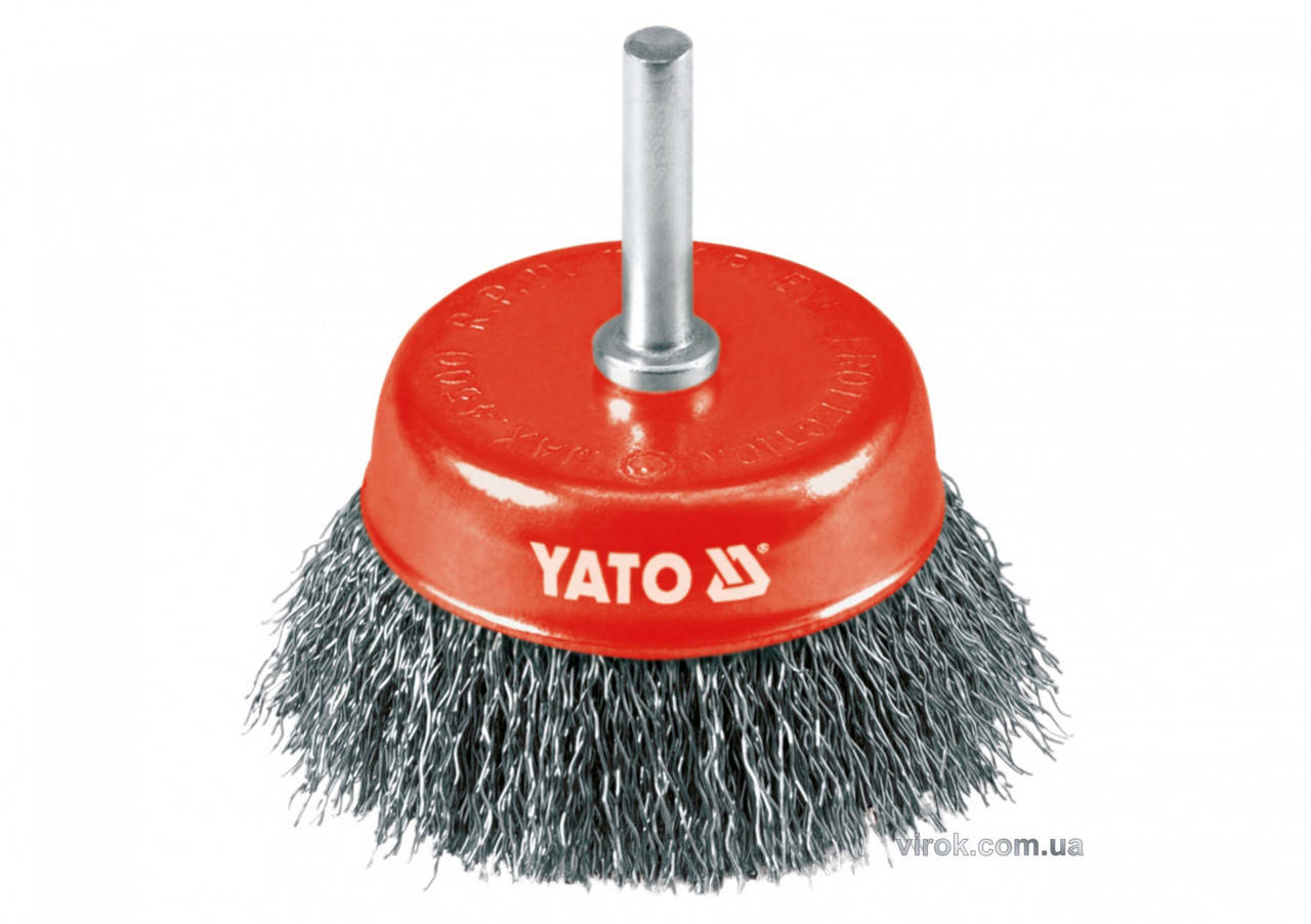 

Щетка-крацовка стальная YATO Ø=75 мм YT-4751