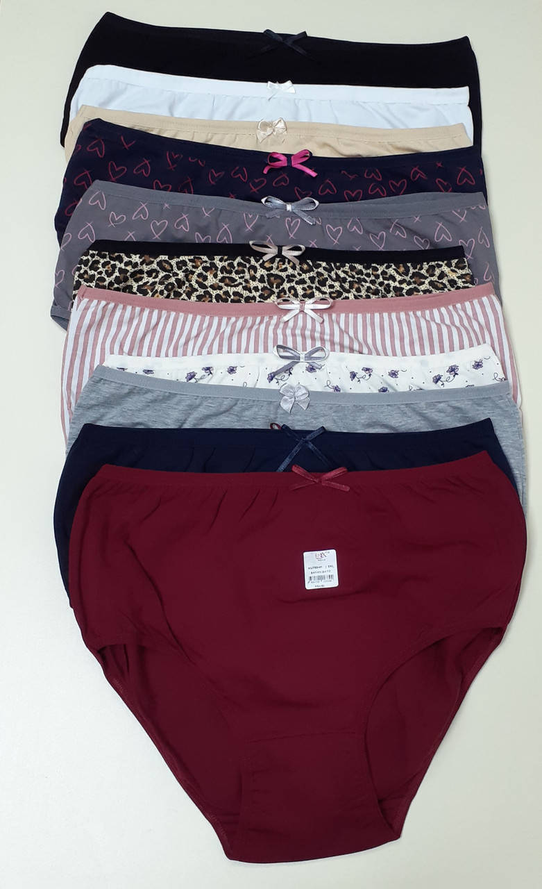 

Трусы женские хлопок широкий бок HNX Турция, 3XL