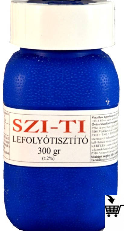 

SZI-TI LEFOLYÓTISZTÍTÓ 300gr Средство для прочистки труб. Венгрия. 5997422751601