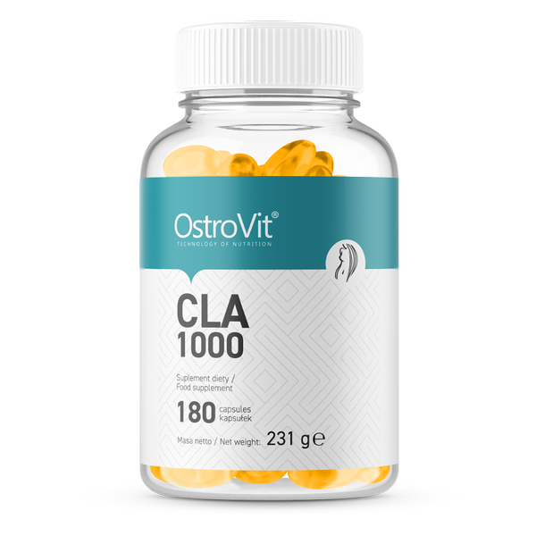 

Жироспалювач CLA 1000 OstroVit 180 капсул