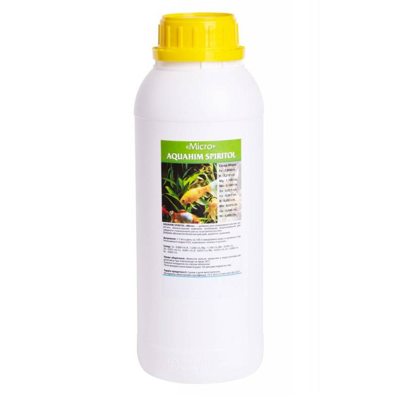 

Добриво для акваріумних рослин Micro TM Aquahim Spiritol, 1 л