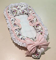 Кокон гніздечко для немовлят із подушкою (6 розмірів) Міні