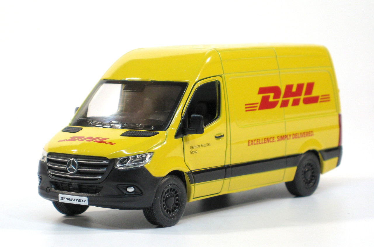 Машинка KINSMART металева KT5429W Mercedes-Benz Sprinter DHL Edition