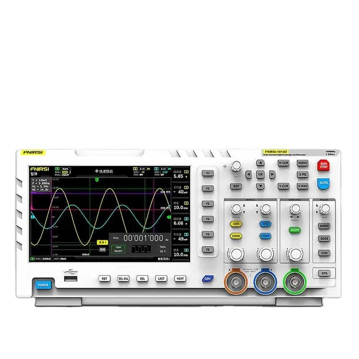 FNIRSI 1014D Осцилограф 2 каналу, 100 МГц вбудований генератор