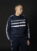 Мужской спортивный костюм адидас Зебра синий Винтаж 90-х Adidas Австрия Спортивные костюмы большие размеры