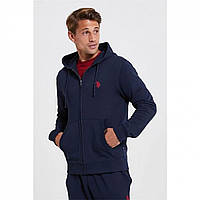 Худі US Polo Assn Fleece Zip Navy Blazer, оригінал. Доставка від 14 днів