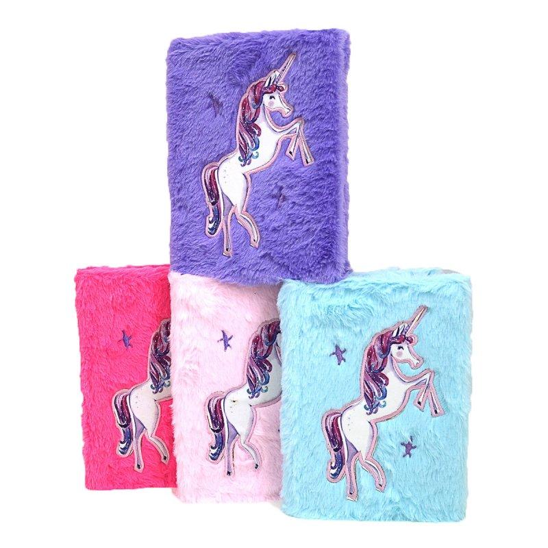 Блокнот пушистый "Единорог" A5, клетка 5126DSCN G-Rich, фото 1