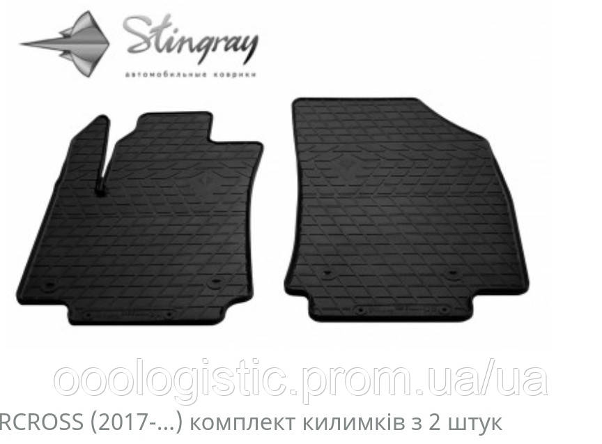 Автомобільні килимки Stingray CITROEN C3 Aircross 2017-2шт...