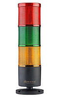 Світлозвукосигальна колона 3 кольори LED, 12-24 VDC, монтаж на поверхню