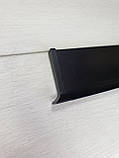 Плінтус Алюмінієвий 60мм накладний колір Чорний, фото 5