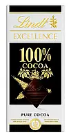 Шоколад 100% какао Lindt Excellence 50г Швейцарія