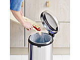Бак для сміття з педаллю Brabantia Pedal Bin 20 л 111907, фото 4