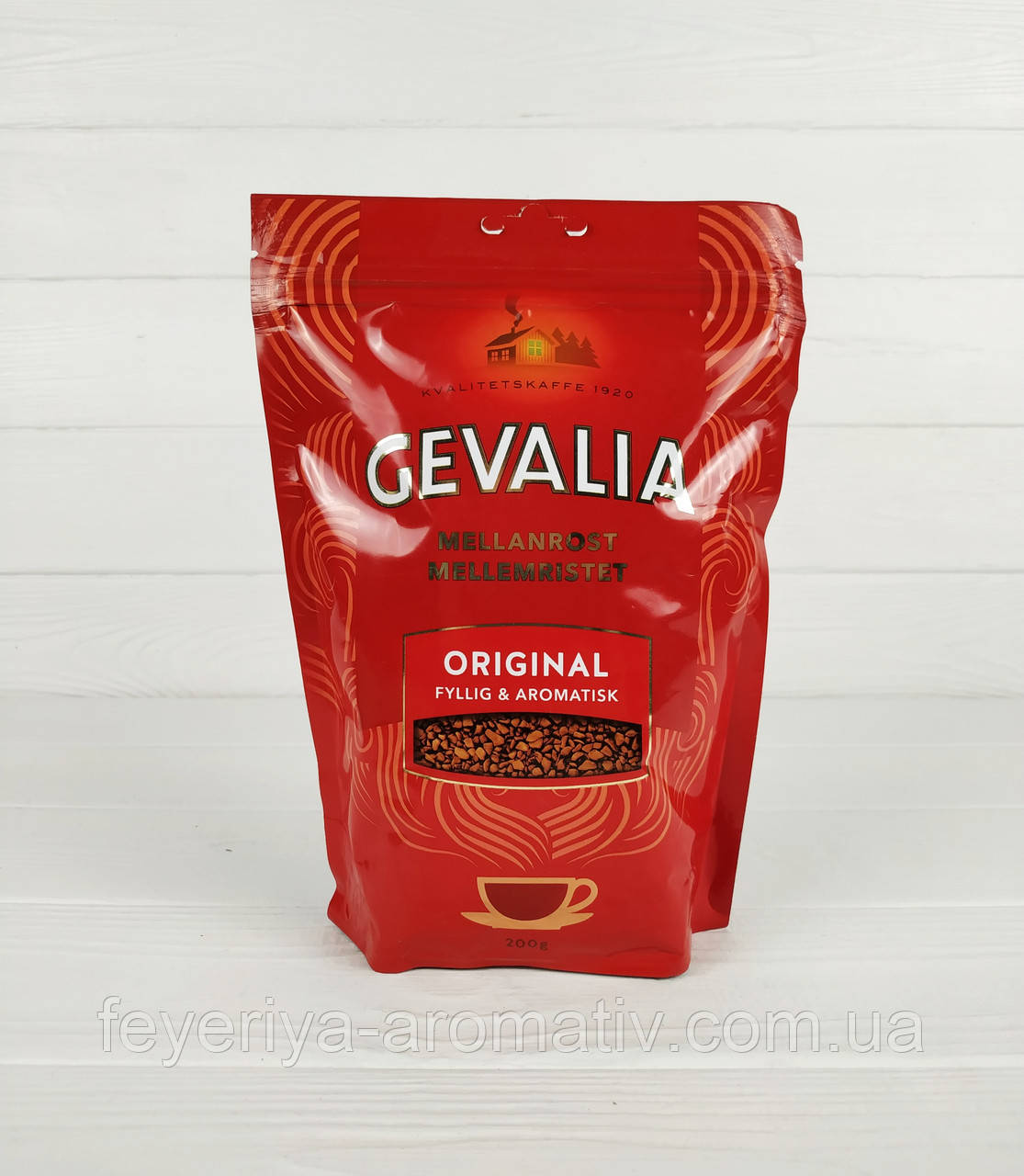 Кава розчинна Gevalia original 200гр пакет (Нідерланди)