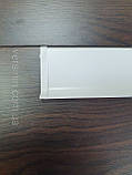 Плінтус Алюмінієвий 60мм накладний колір Білий, фото 6