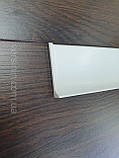 Плінтус Алюмінієвий 60мм накладний колір Білий, фото 7