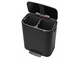 Бак для сміття з педаллю Brabantia Bo PedalL Bin 2х30 л 211508, фото 6