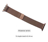 Ремешок Armorstandart Milanese Loop для Apple Watch 42mm/44mm Rose Gold (ARM45821)