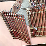 Набір водостійких олівців  для губ  з точилкою (12 шт ) La Rosa, фото 2
