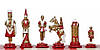 Шахи з бронзи подарункові ITALFAMA Камелот Епоха відродження 28 х 28 см, фото 7