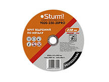 Круг відрізний по металу (230 x 2,0 x 22,23 мм) Sturm 9020-230-20PRO