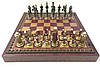 Набір шахи шашки нарди 3 в 1 ITALFAMA Римляни проти варварів 36 х 36 см, фото 3