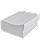 Паперовий пакет з прямокутним дном білий 260х150х350 мм (701), фото 2