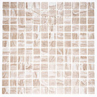 Мозаика АкваМо под камень,мрамор, гранит бежевый Granit Beige 31.7x31.7 для кухни,бассейна,хамама за 1 ШТ
