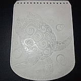 Клапан для рюкзака "Черепаха". Колір Білий, фото 3