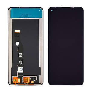 Дисплей (lcd екран) для Motorola G9 Plus (XT2087) з чорним тачскріном, фото 2