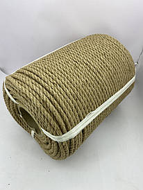 Джутова плетені мотузка для інтер'єру і рукоділля 8 мм 200 м