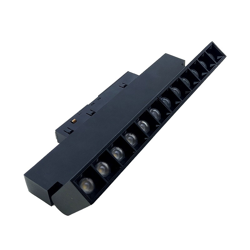 Світильник Трековий Маgnetic Light Чорний 12 Вт поворотний EH-TMLF-12W