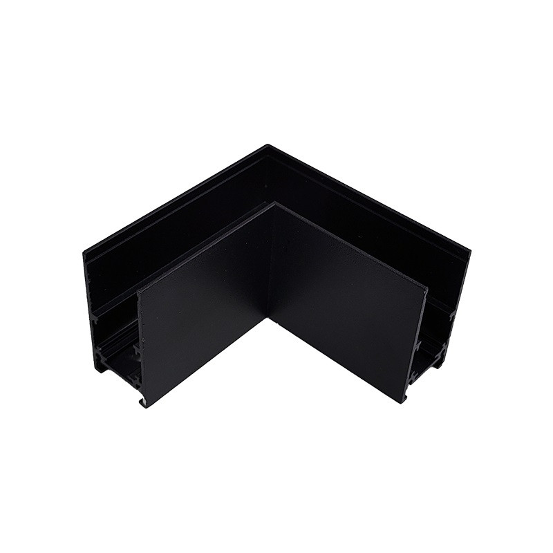 Кут трекової магнітної рейки накладний горизонтальний EH-TMA-04h