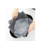 Термосумка ланч бег із бічними кишенями на замку Bivilas 6л, рожева, фото 2